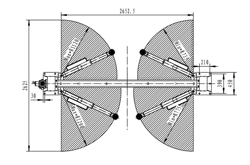Подъемник двухстоечный 220 В HorexHL-4.0 NV-EM 220В